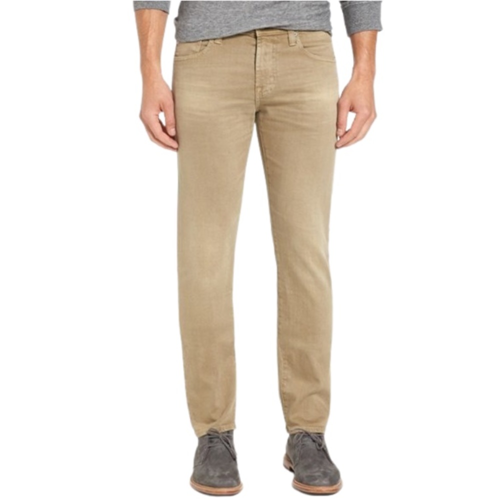 NWOT - AG The Matchbox Slim Straight Khaki Pants